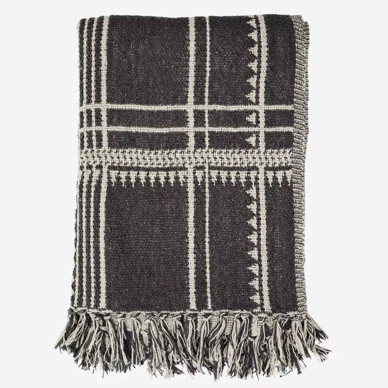 BLANKET WOVEN WITH FRINGES GN 175 - BLANKETS, TOWELS BLANKET WOVEN WITH FRINGES GN 175 - BLANKETS, TOWELS